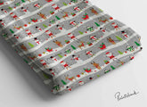 Latest Christmas Printed Fabric Online Shopping